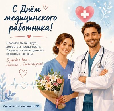 С Днём медицинского работника!